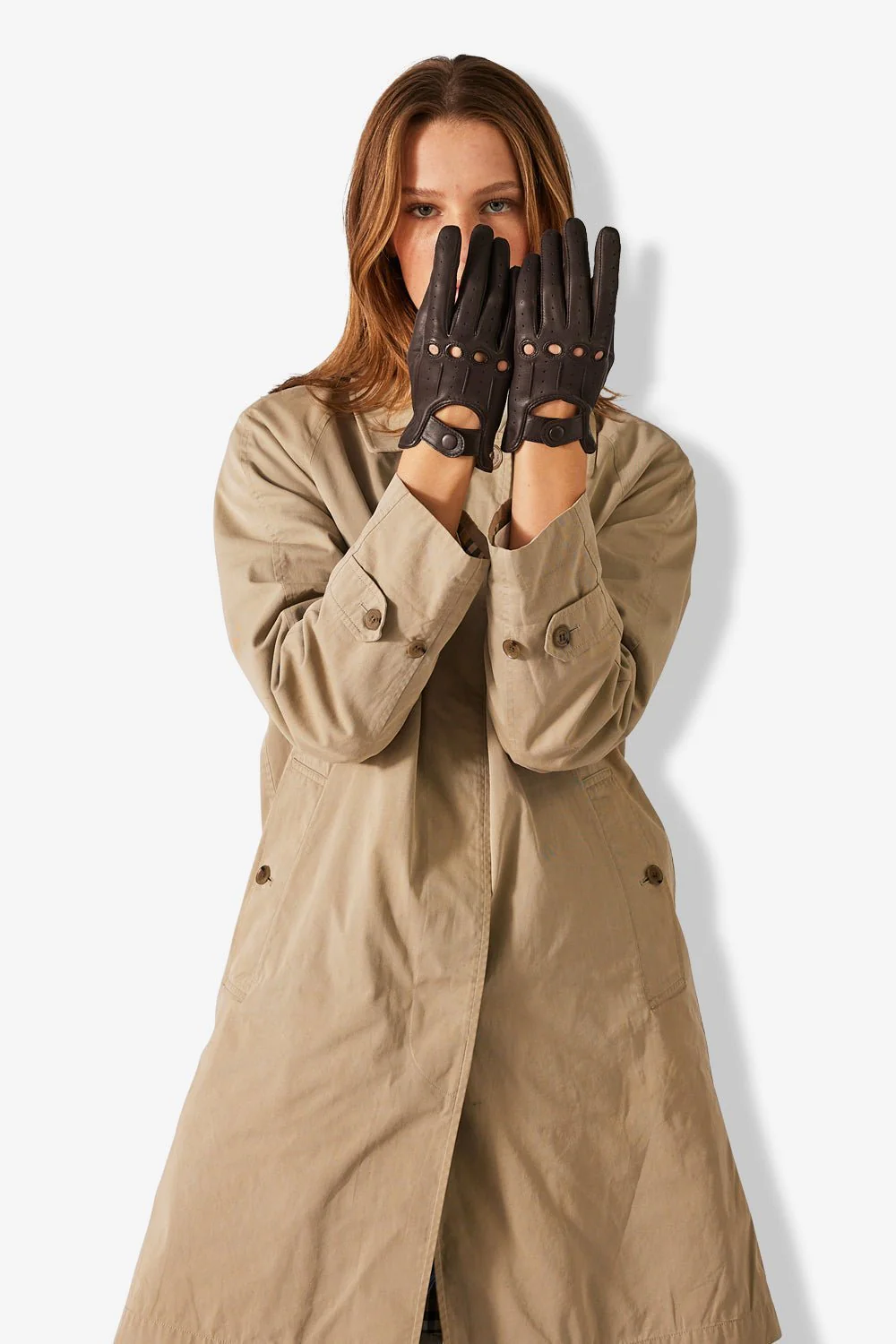 Glove Isabella Dark brown - Image 3