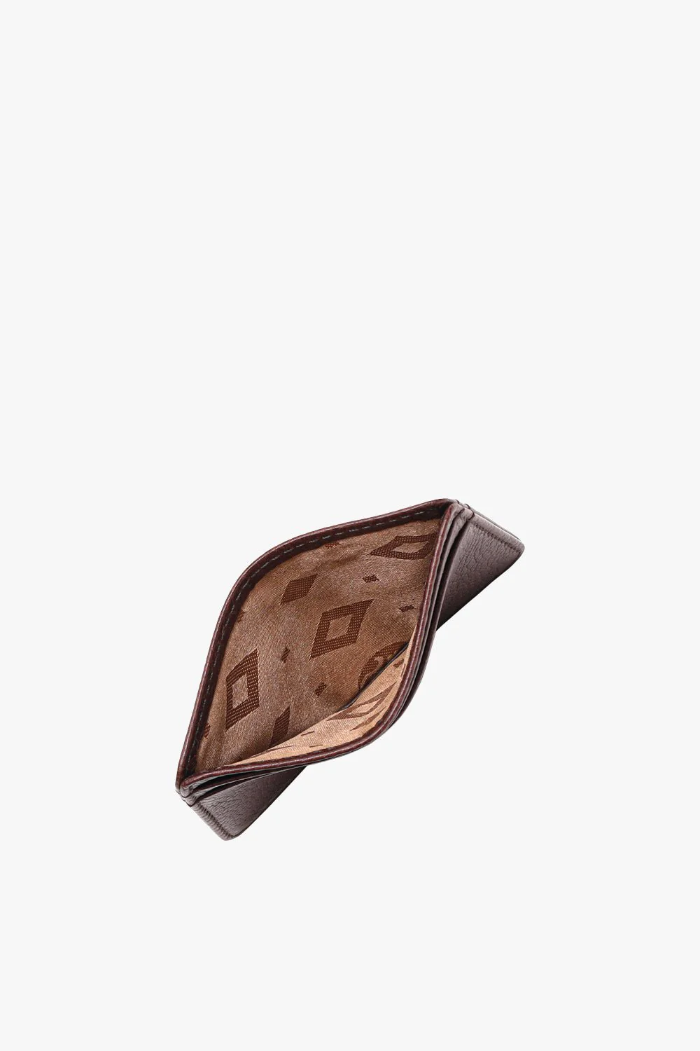Bergamo credit card holder Sky Dark brown - Image 3
